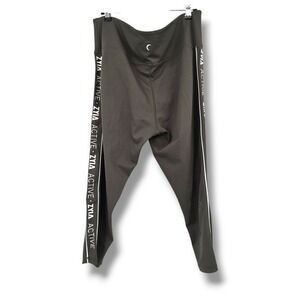 Zyia Active Olive Green Crop Leggings Athletic Activewear‎ Pants 16-18